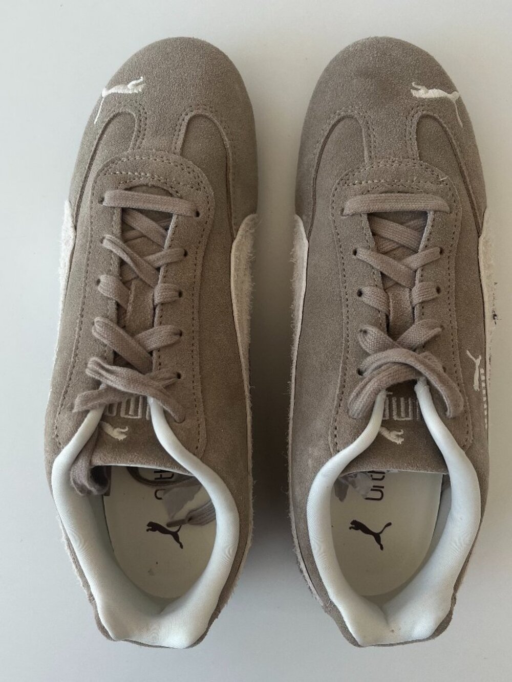 ✨ Puma Speedcat Elevated Sneakers ✨ size 9 Iced Coffee / Alpine Snow BRAND NEW
